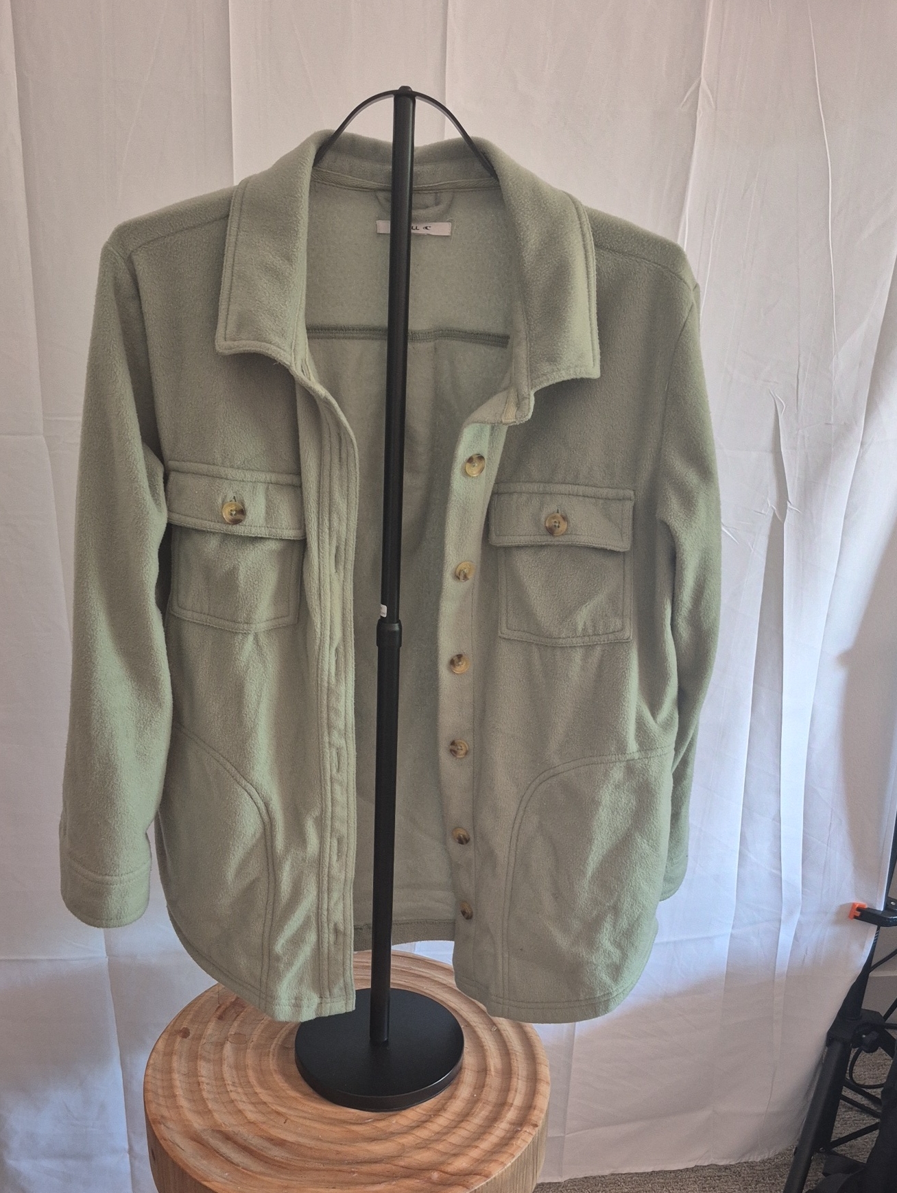 O'neill Sage Green Fleece Jacket